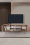 Hanah Home Sina 3621 Soporte para TV Roble Zafiro y Blanco